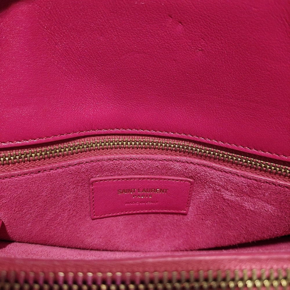 Saint Laurent Calfskin Small Sac De Jour Lipstick Pink - Picture 8 of 16